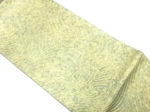 引箔　流水模様織り出し　袋帯